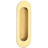 STERK Schuifdeurkom 1717 – ovaal 120x40mm – Goud PVD