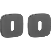 Enger APRILE Sleutelrozet Afgerond Zwart 53x53x7mm