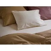 Yumeko Kussensloop Flanel 40x80 Beige - Eco, Bio & Fairtrade