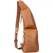 The Chesterfield Brand schoudertas Logan Sling Bag Cognac bruine