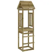 vidaXL Speeltoren 52,5x46,5x206,5 cm geïmpregneerd grenenhout