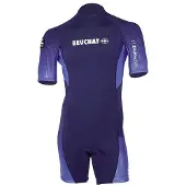 BEUCHAT Watts 3 Mm Back Zip Shorty Met Korte Mouwen
