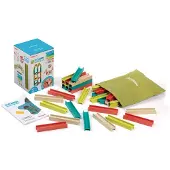 Miniland Eco Beams Building Set Construction Game Transparant Kinderen