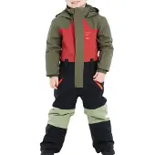 Protest skipak Soul TD olijfgroen/zwart/oranje Jongens Polyester Meerkleurig - maat 92