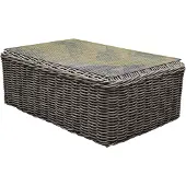 AVH-Collectie Barakaldo premium lounge tuintafel 120x75xh43,5 cm grijs