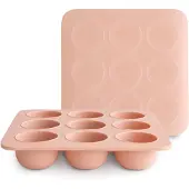 Mushie - Baby Food Freezer Tray - Blush - 18.4 x 18.4 x 3.8 cm