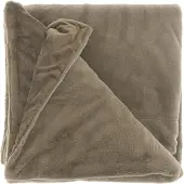 Unique living Plaid Klaas Taupe 200 X 150 Cm