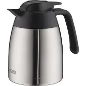 Thermos geïsoleerde thermokannetje THV roestvrij staal mat 1 liter