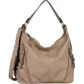 Tom Tailor Schoudertas 'Caia' taupe