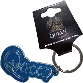 Queen - Crown In Q Logo Sleutelhanger - Blauw