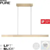 Paul Neuhaus Design Hanglamp Pure Moto Rise Messing
