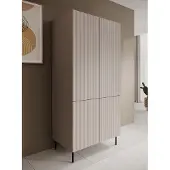 Meubella - Kledingkast Alex - Beige - 90 cm