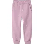 Name it Broek 'NMFValba' rosa / wit