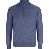 CASH-MERE.CH Trui blauw denim