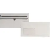 Eurokuvert Gerecycleerde enveloppen, staand, 100 x 220 mm (DL), 75 g/m², met venster, zelfklevend, 1000 stuks