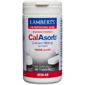 Lamberts Calasorb (calcium citraat) & Vitamine D3 60 tabletten