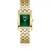 BOSS Analoog horloge goud / smaragd