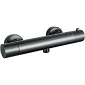 FortiFura Calvi Thermostatische Douchekraan - opbouw - Geborsteld Gunmetal PVD SW767285