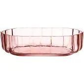 Iittala Play glazen kom laag 50 mm Zalmroze