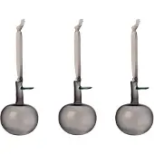 Iittala glazen appel Ø6 cm 3-pack Grijs
