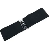 Hell Bunny - Rockabilly Riem - Retro - voor Vrouwen - zwart - Maat XL-XXL