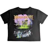 Rock Off Megadeth - Contaminated Crop top - L - Zwart