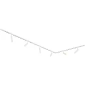QAZQA Modern railsysteem met 6 witte spots 1-fase - Slimline Uzzy