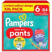 Pampers XXL 2 voor 60.00: Pampers Baby-Dry Pants Maat 6 Luierbroekjes