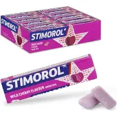 Stimorol Wild Cherry - Kauwgom - Suikervrij - 1x30stuks