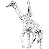 The Jewelry Collection Zilveren Hanger giraffe 1021709