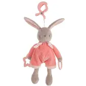 Creaciones Llopis Activiteitenkonijn Met Fluwelen Knuffelclip 26 Cm