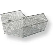 Basil cento - fietsmand - achterop - zilver