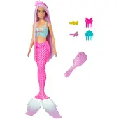 Barbie Mermaid With Long Hair And Styling Accessories A Touch Of Magic Doll Roze Kinderen