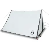 vidaXL Tent 2-persoons waterdicht verduisterend stof wit