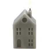 Countryfield LED kaars huis S grijs 5x6x14cm grijs Wax Led kaars