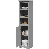 vidaXL Badkamerkast BODO 44x30x160 cm grijs