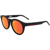 HUGO BOSS HUGO - Ovale zonnebril HG 1151-S Zwart en Oranje Gradiënt