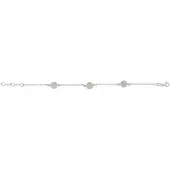 Glow Silver Lining 104.0216.19 Dames Armband - Sieraad - Schakelarmband - Zilver - 925 Zilver - 19 cm lang