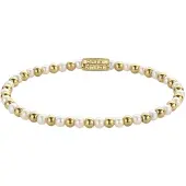 Rebel & Rose Mix Pearl Gem Gold RR-40126-G-S Armband 16,5cm