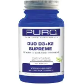 Puro Duo D3+K2 Supreme Capsules - 30capsules
