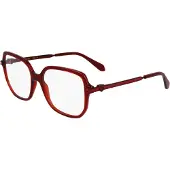 Ferragamo Bril - - SF3012 - Transparant roest - Geïnjecteerd acetaat - 53/16/140