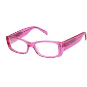 Blumarine VBM801 Fuxia trasparente lucido 54/16/135 WOMAN Brilmonturen