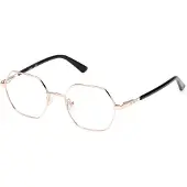 GUESS GU8275 Shiny rose gold 49/17/135 TEEN Brilmonturen