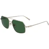 Salvatore Ferragamo Zonnebril Ferragamo SF313S 58/17/145 Lichtgoud/groen Metaal MAN SF313S