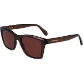 Salvatore Ferragamo Heren Rechthoekige Acetaat Zonnebril SF2001S