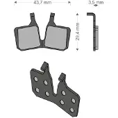 Brenta Ciclo Mt5/mt7 Magura Gesinterde Remblokken