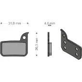 Brenta Ciclo Hrd/etap/ultimate/tlm Sram Gesinterde Remblokken
