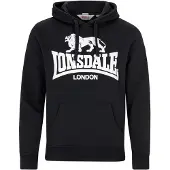 Lonsdale Sweatshirt 'Gosports 2' zwart / wit
