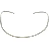 Behave – Ketting - Zilveren Spang – Massief 925 Sterling Zilver – Hand gesmeed
