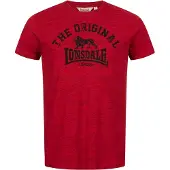 Lonsdale Shirt rood / rood gemêleerd / zwart